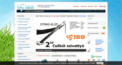 Desktop Screenshot of ibo-szivattyu.hu